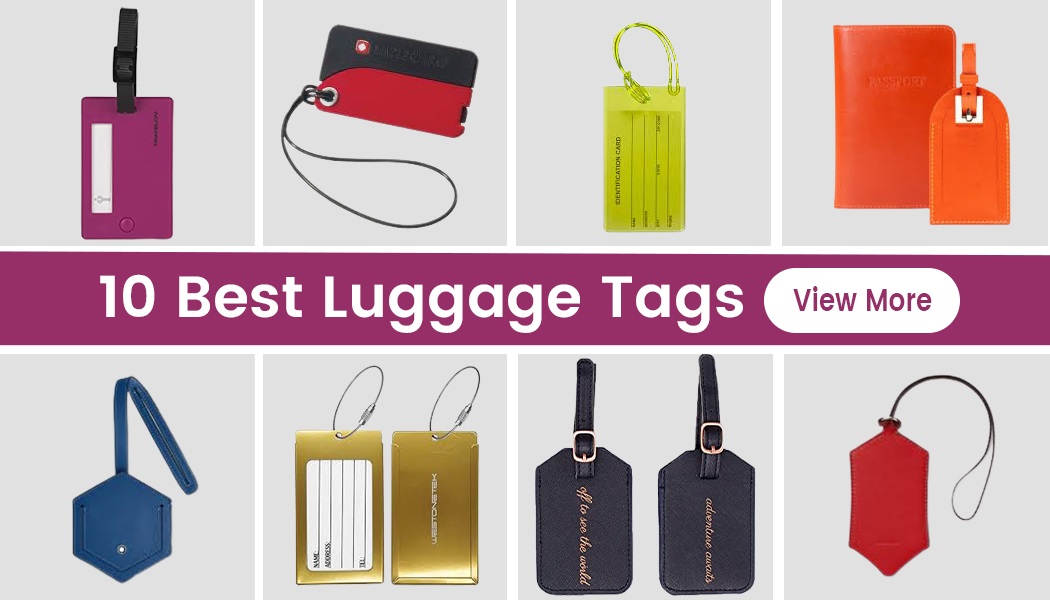 10 Unique Luggage Tags To Clearly Identify Your Bags And Be Travel-Friendly